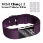 3 PCS Premium HD Clear Screen Protector Film Guard Shield For Fitbit Charge 2
