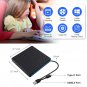 External DVD & USB Type C CD Drive Dual Port DVD-RW Player Burner Writer For PC