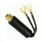 2pcs Coaxial AV Adapter Antenna Match Transformer UHF VHF FM Plated 70 to300 Ohm