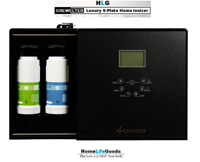 Crewelter 9Plate Alkaline Water Ionizer w/UV Lamp that Kills Viruses