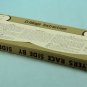 Cribbage Board: wooden, walnut, standard layout, with box, VG board and box