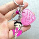 Betty Boop Keychain Keyring Christmas Collectible Gifts Cartoon Anime