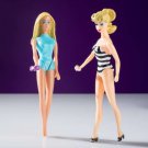 Barbie 1959 Swimsuit Dolls Miniature Set Retro Vintage Collectible Ponytail Birthday Gifts