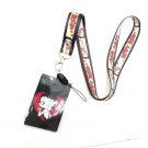 Betty Boop ID Card Holder Keychain Keyring Collectible Valentines Gifts Cartoon Anime