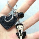 Betty Boop Keychain Keyring Valentines Collectible Gifts Cartoon Anime