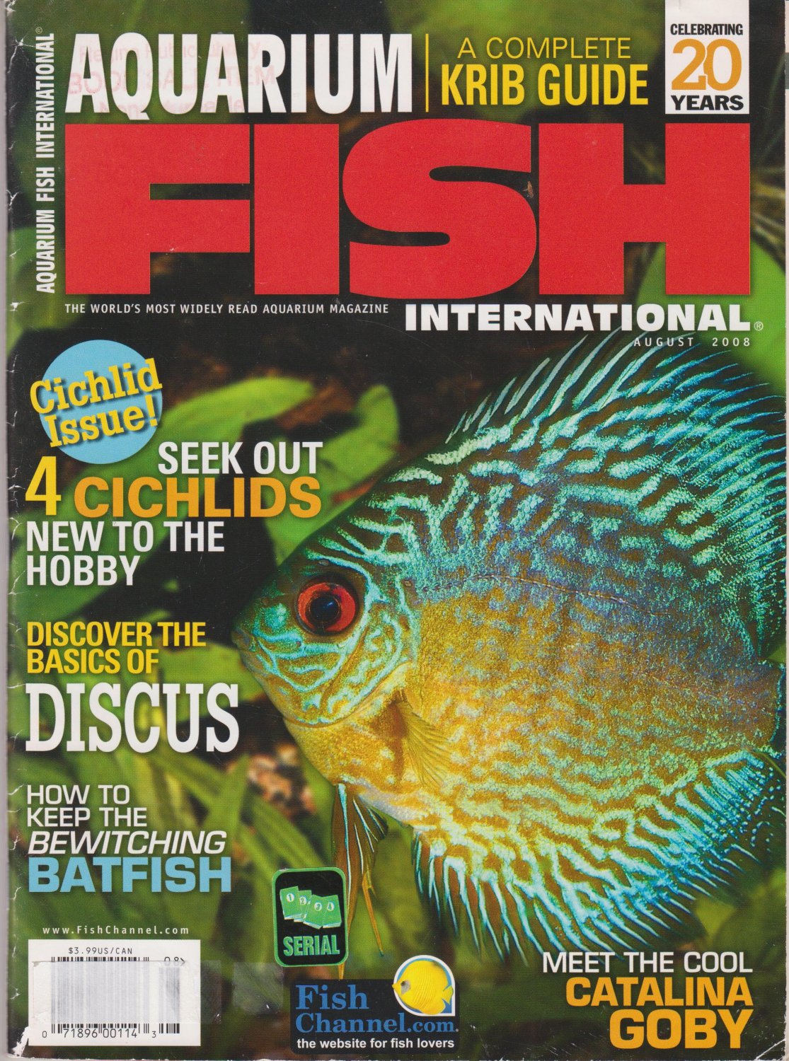 Aquarium Fish International Magazine August 2008