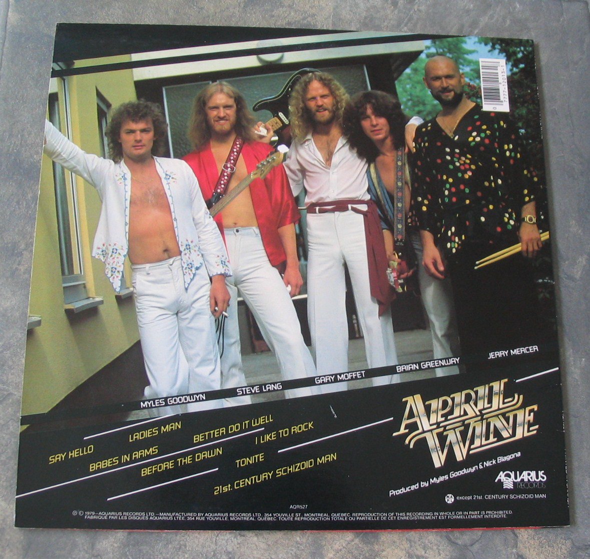 April Wine 1979 Vinyl LP Record Harder Faster