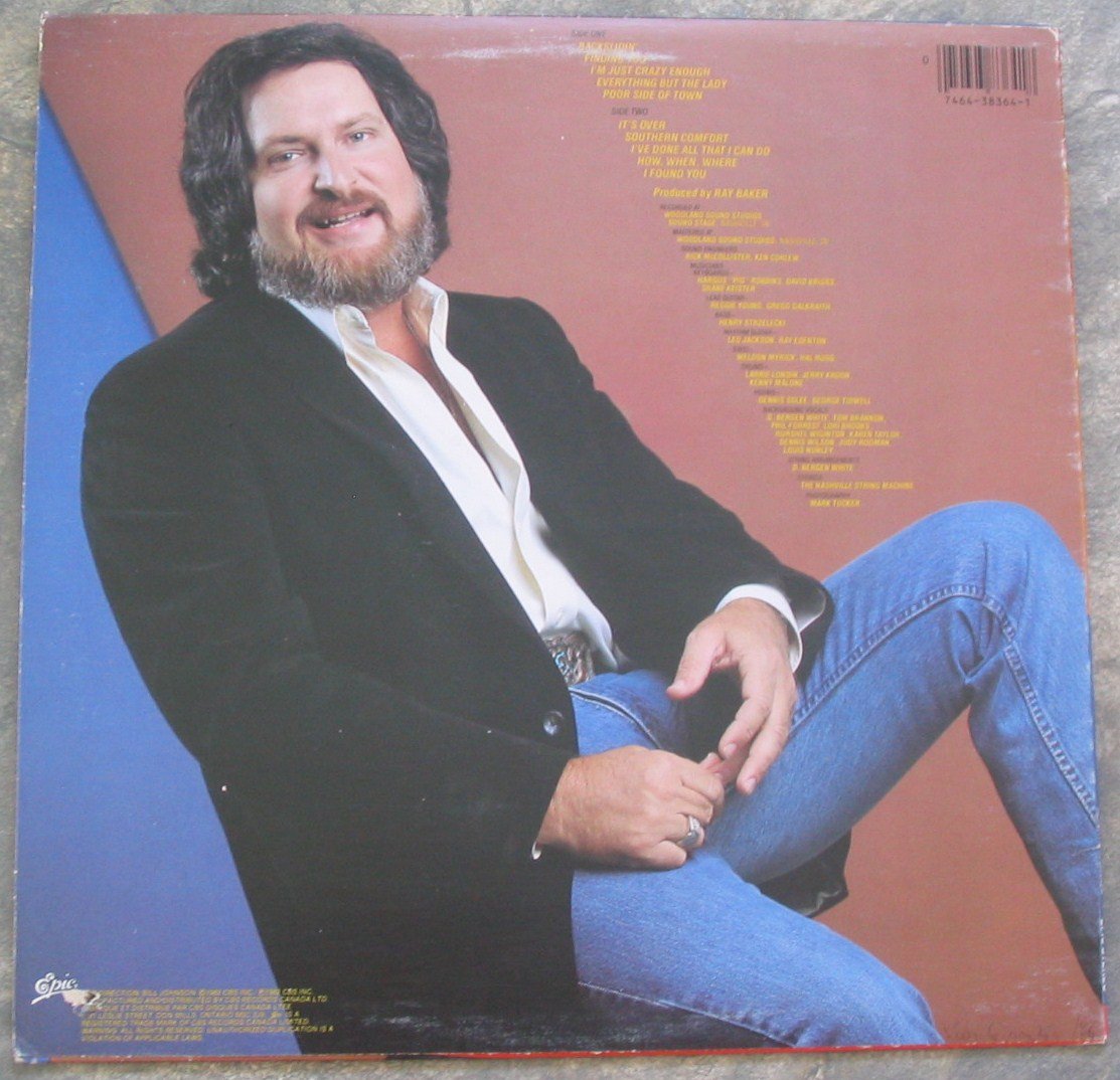 Joe Stampley Backslidin 1982 Vinyl LP Record