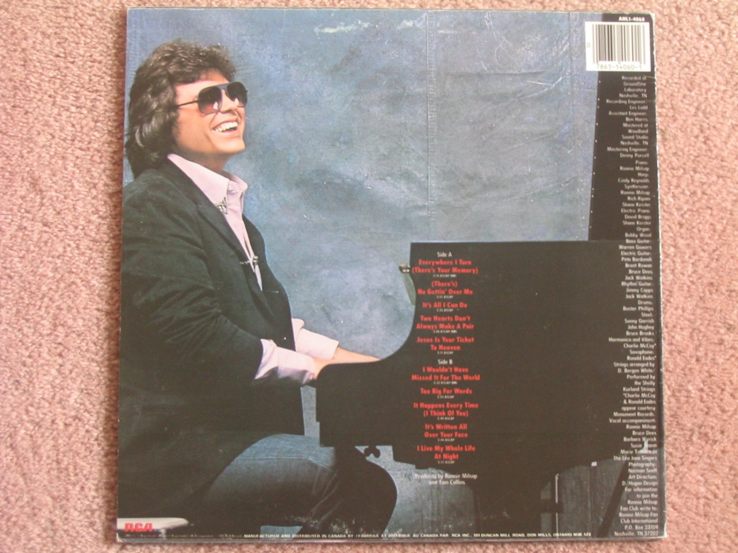 ronnie milsap songs no gettin over me