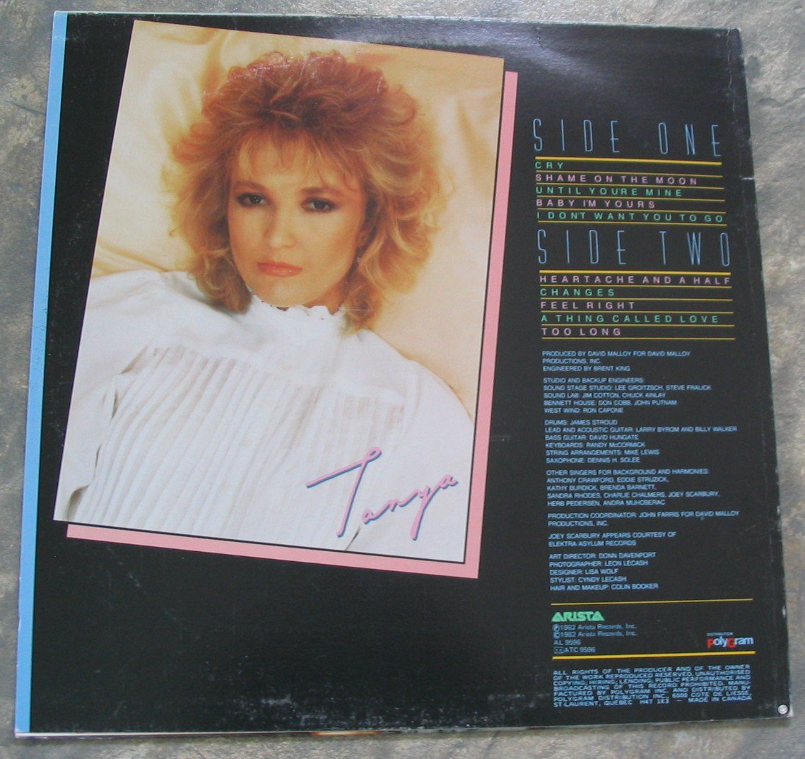 Tanya Tucker 1982 Vinyl LP Record Changes