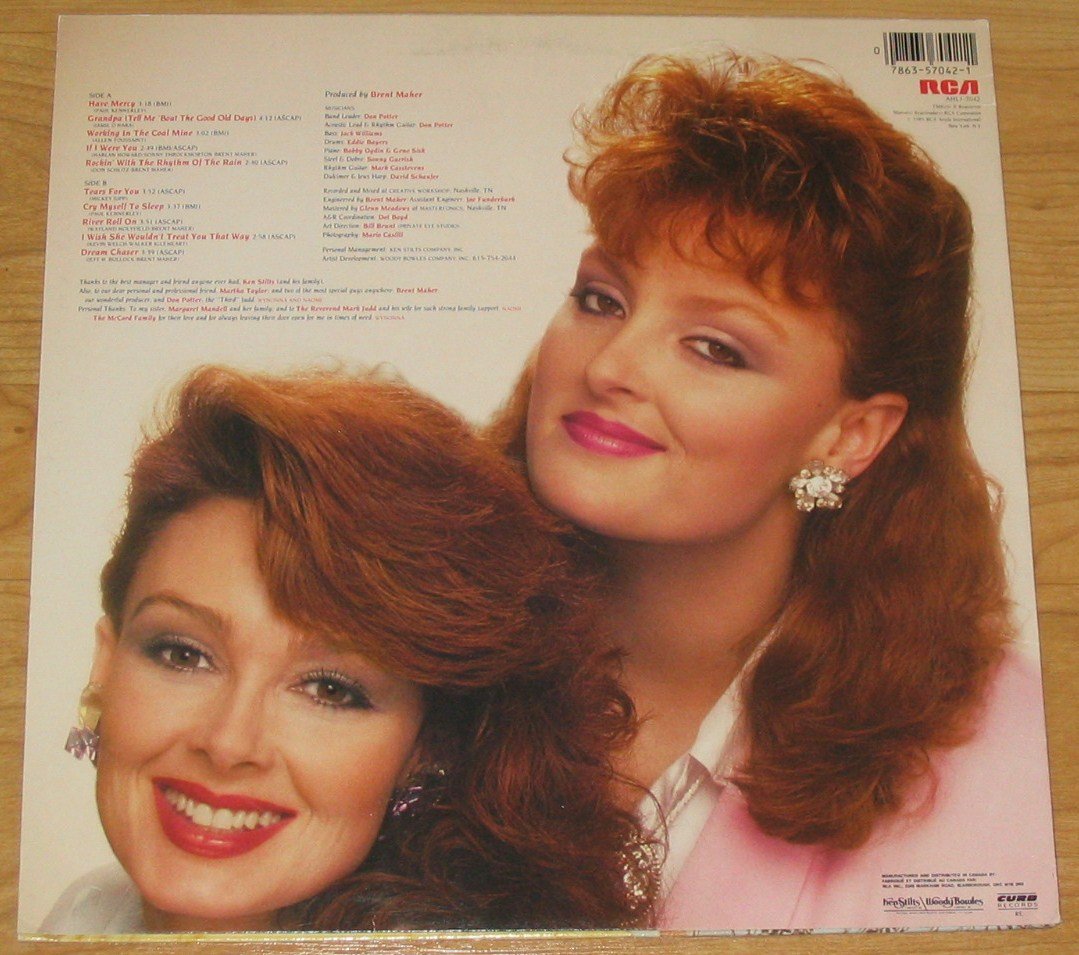 The Judds 1985 Vinyl LP Record Rockin With The Rhythm