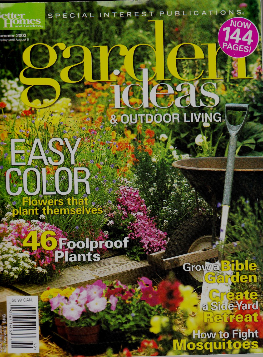 Better Homes and Gardens Garden Ideas & Outdoor Living Magazine Summer 2003