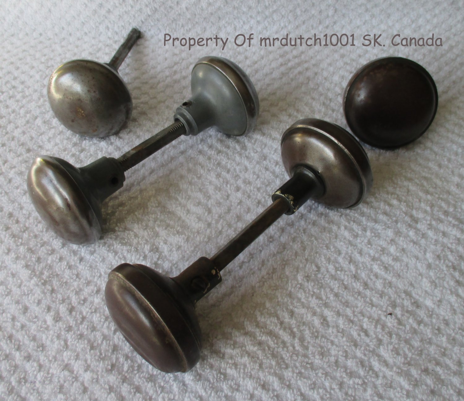 Lot Of Antique/Vintage Metal Door Knobs Salvage Parts Repair