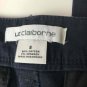 Liz Claiborne Womens Pants Chino City Fit Size 8 Black