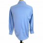 Alfani Men's Fitted Dress Shirt Easy Care Size 15 1/2 Med Striped Cotton Blue