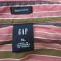 Gap Stretch Women's Shirt Button Front Striped Size XL