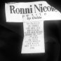 Ronni Nicole Women's Shirt Petite Velvet Sleeveless Size M Black