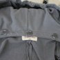 Roni Rose Italy Womens Cropped Jacket 3/4 Sleeves Removable Hood Gray
