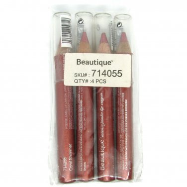 4 Beautique Intense Jumbo Lip Crayon Coral Shimmer 714055