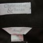 Christopher Banks Women's Wrap Skirt Stretch Long Modest Suede Look Size 16