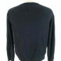 Nautica Mens Sweater Cotton V-Neck Dress Casual Long Sleeve Navy Blue Large