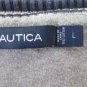 Nautica Mens Sweater Cotton V-Neck Dress Casual Long Sleeve Navy Blue Large