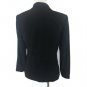 Valerie Stevens Petite Womens Blazer Lined Black Size 10 Petite Career Work