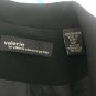 Valerie Stevens Petite Womens Blazer Lined Black Size 10 Petite Career Work