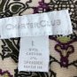 Charter Club Women's Jacket Paisley Pattern Size Large Multi Color