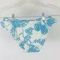 Aeropostale Women's Bikini Bottoms Floral Size Med White Turquoise
