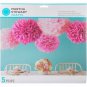 Martha Stewart Crafts Pom Poms Kit Pink 5Pc