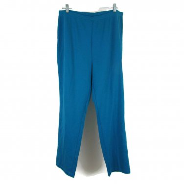 Two Twenty Women's Pants Casual Pants Pull On Polyester Blend Plus Size 16 Blue