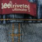 Lee Riveted Ultimate 5 Women's Capri Jeans Med Wash Size 4P Blue