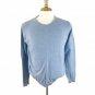 H&M Men's Sweater Cotton Long Sleeve V-Neck Size Large Blue