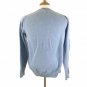 H&M Men's Sweater Cotton Long Sleeve V-Neck Size Large Blue