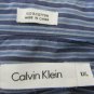 Calvin Klein Men's Dress Shirt Cotton Pinstripe Size XXL