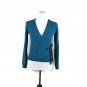 Gap Stretch Women's Sweater Long Sleeve Crisscross Blue Size 6