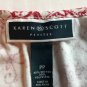 Karen Scott Women's Petites Shirt Bead Embellished Size PP Red White