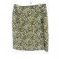 Worthington Women's Wrap Around Skirt  Animal Print Size 14 Black Beige