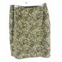 Worthington Women's Wrap Around Skirt Animal Print Size 14 Black Beige