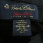 Brooks Brothers Men's Dress Pants Wool Blend Pin Striped Cuffed Navy Flaw