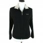 Reebok Women's Fleece Jacket Full Zip Pockets Size Small Black