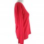 HUE Women's Shirt Long Sleeve Penguins Sleepwear/Lounge/Casual Size Med Coral