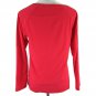 HUE Women's Shirt Long Sleeve Penguins Sleepwear/Lounge/Casual Size Med Coral