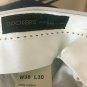 Dockers Premium Mens Flat Front Relaxed Fit Pants Cotton 38x29 Beige