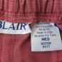 Blair Women's Capri Pants Elastic Waist Size Med Plaid