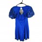 Curtain Call Costumes Women's Size Med Blue Sequin Dress
