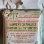 Fitz Womens Disposable Underwear 3 Pack Panties Spunlace  Sizes S M L XL