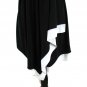 Rhapsody Women's Dress Size Large Tie Halter Black White