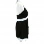 Rhapsody Women's Dress Size Large Tie Halter Black White